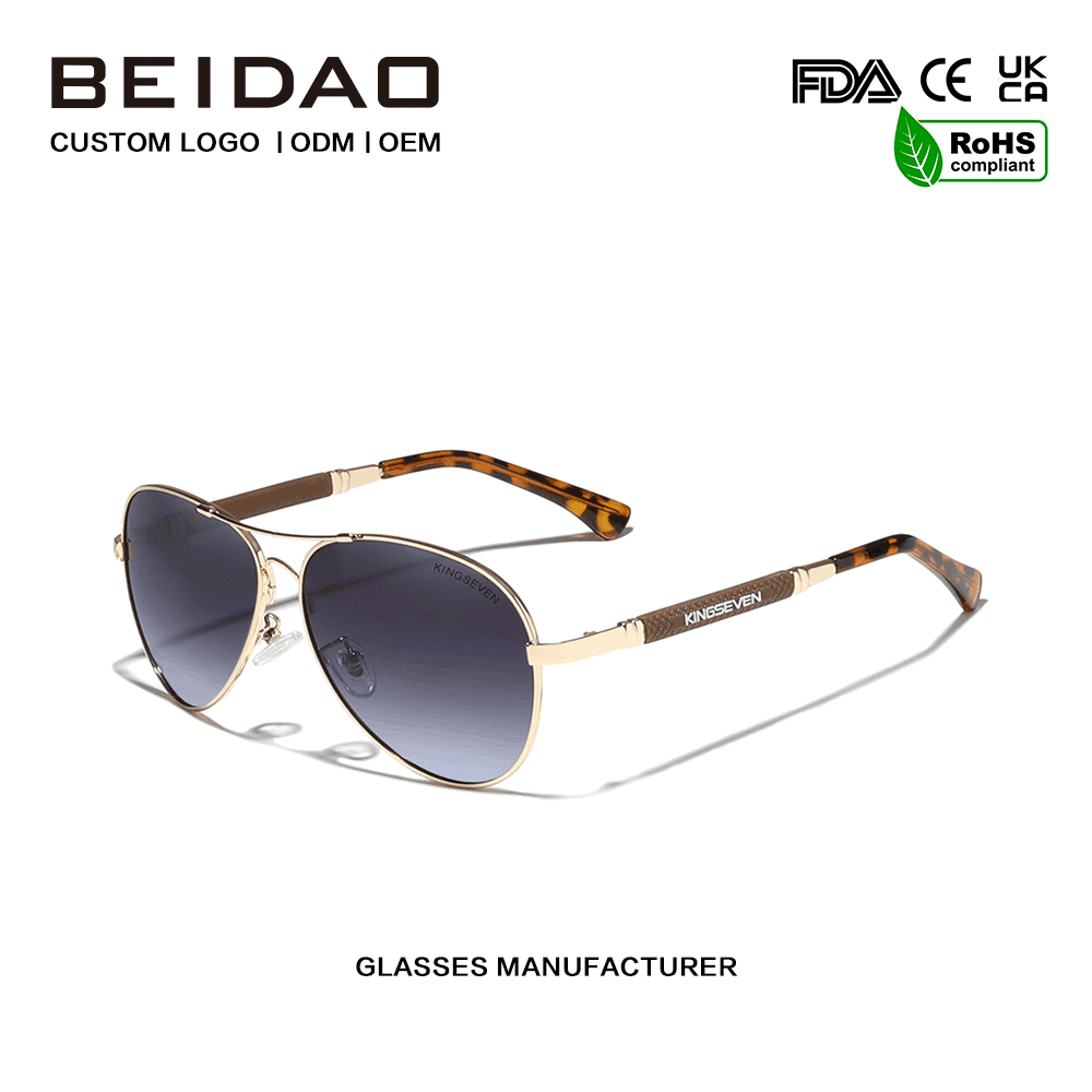 Ochelari de soare clasici polarizați UV400 pentru exterior pentru bărbați