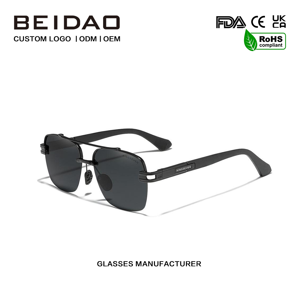 Ochelari de soare retro polarizați colorați