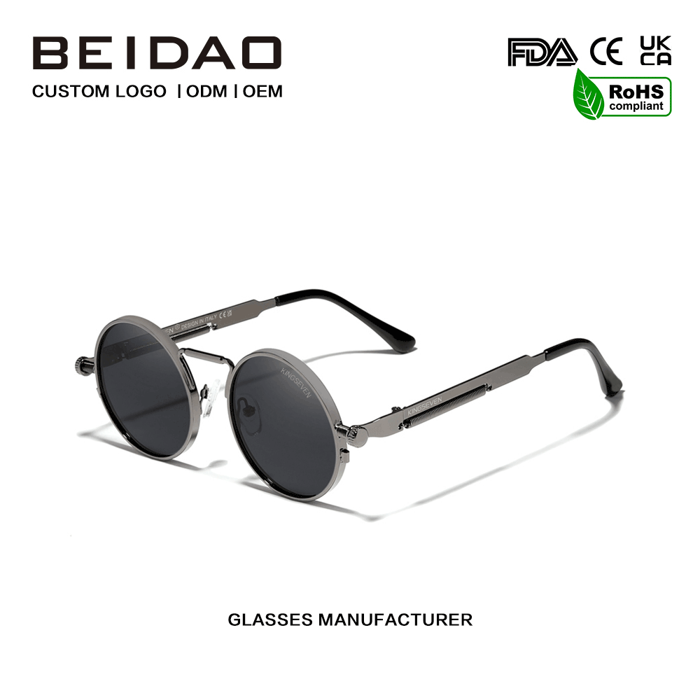 Ochelari de soare vintage polarizați cu protecție UV400 de designer