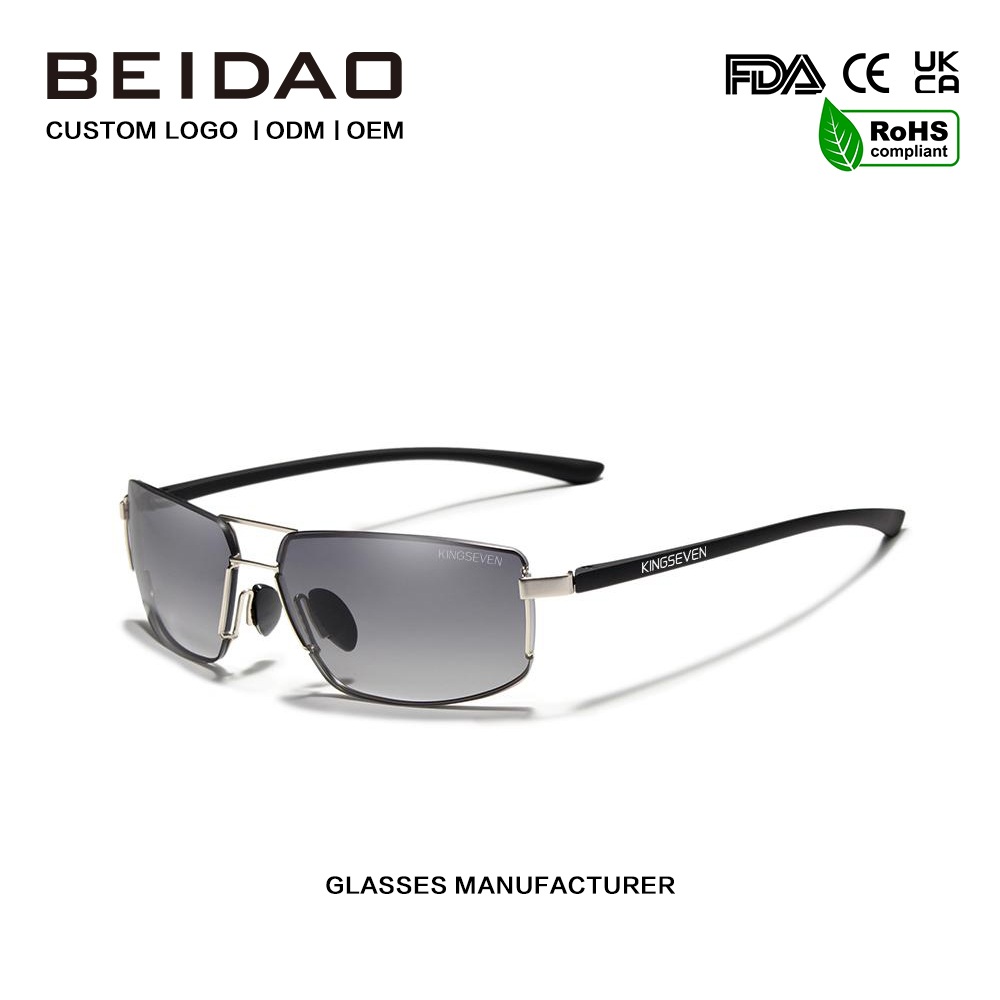 Ochelari de soare polarizați din aluminiu de lux