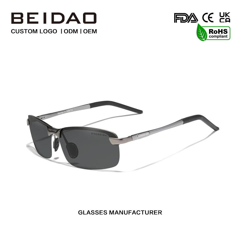 Ochelari de soare polarizați din aliaj TR90 la modă modernă pentru femei și bărbați