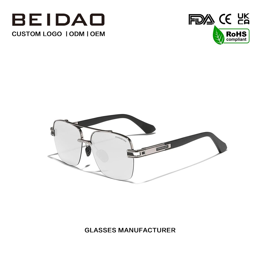 Ochelari de soare polarizați retro colorați cu design nou