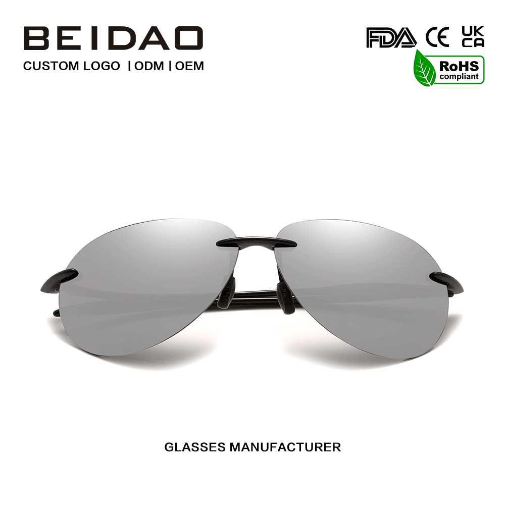 Noi ochelari de soare ultralight TR90 de designer pentru bărbați